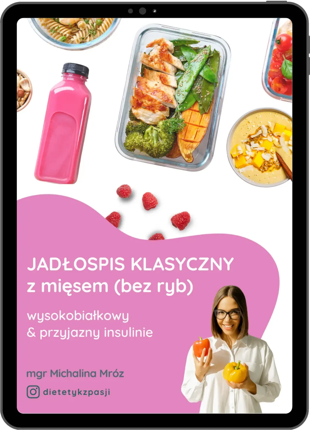 Wysokobiałkowa dieta Jadłospis klasyczny bez ryb (E-book)