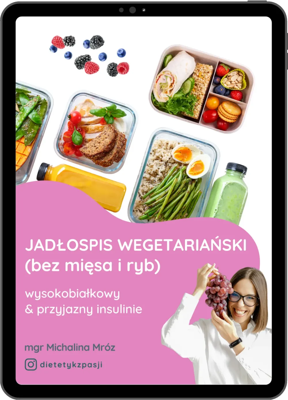 Wysokobiałkowa dieta Jadłospis wege (E-book)